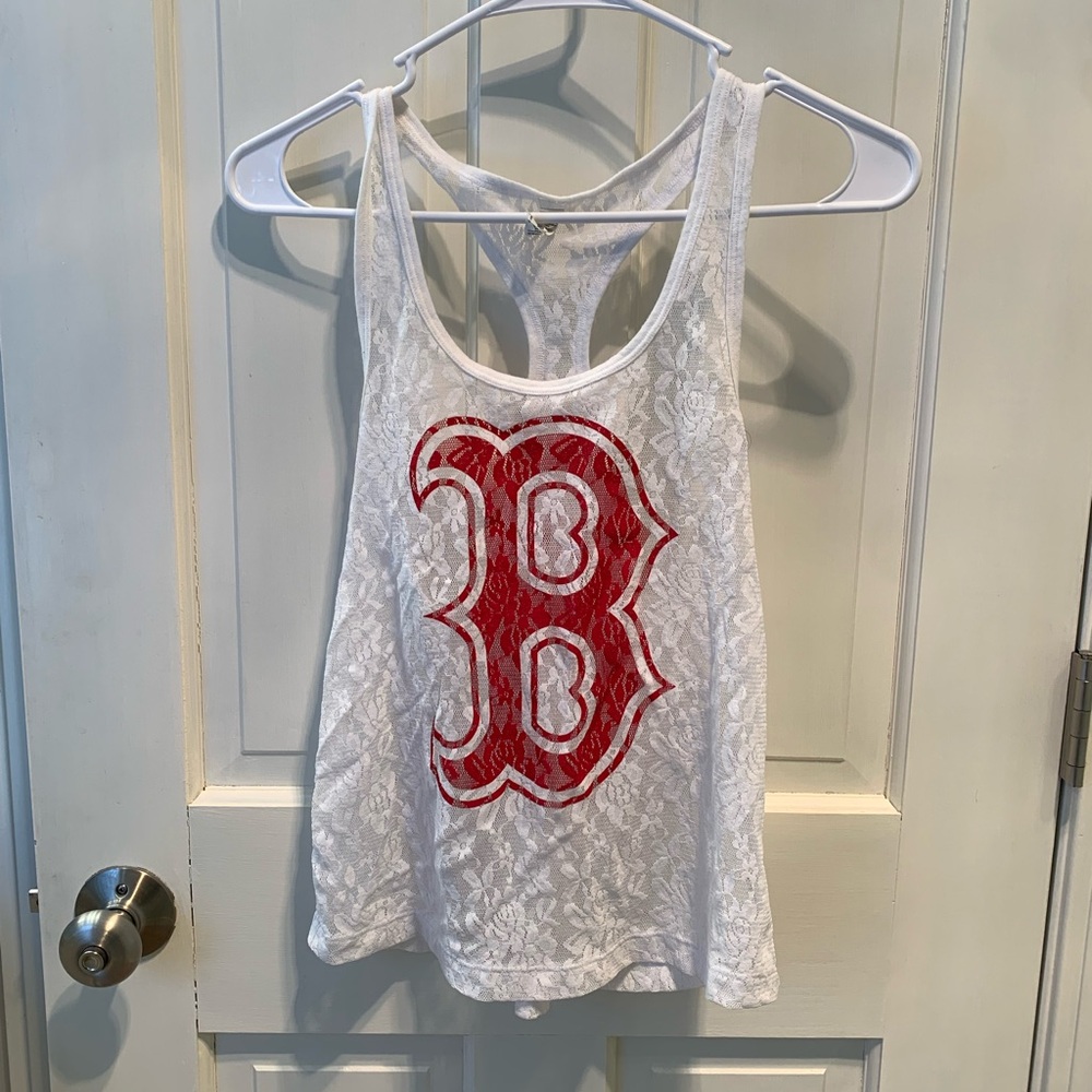 Lace Red Sox Tank top